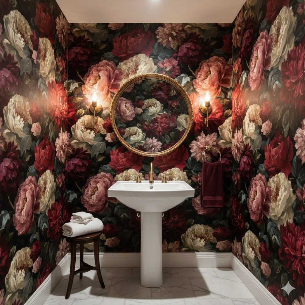 Cardinal Peony Wallpaper