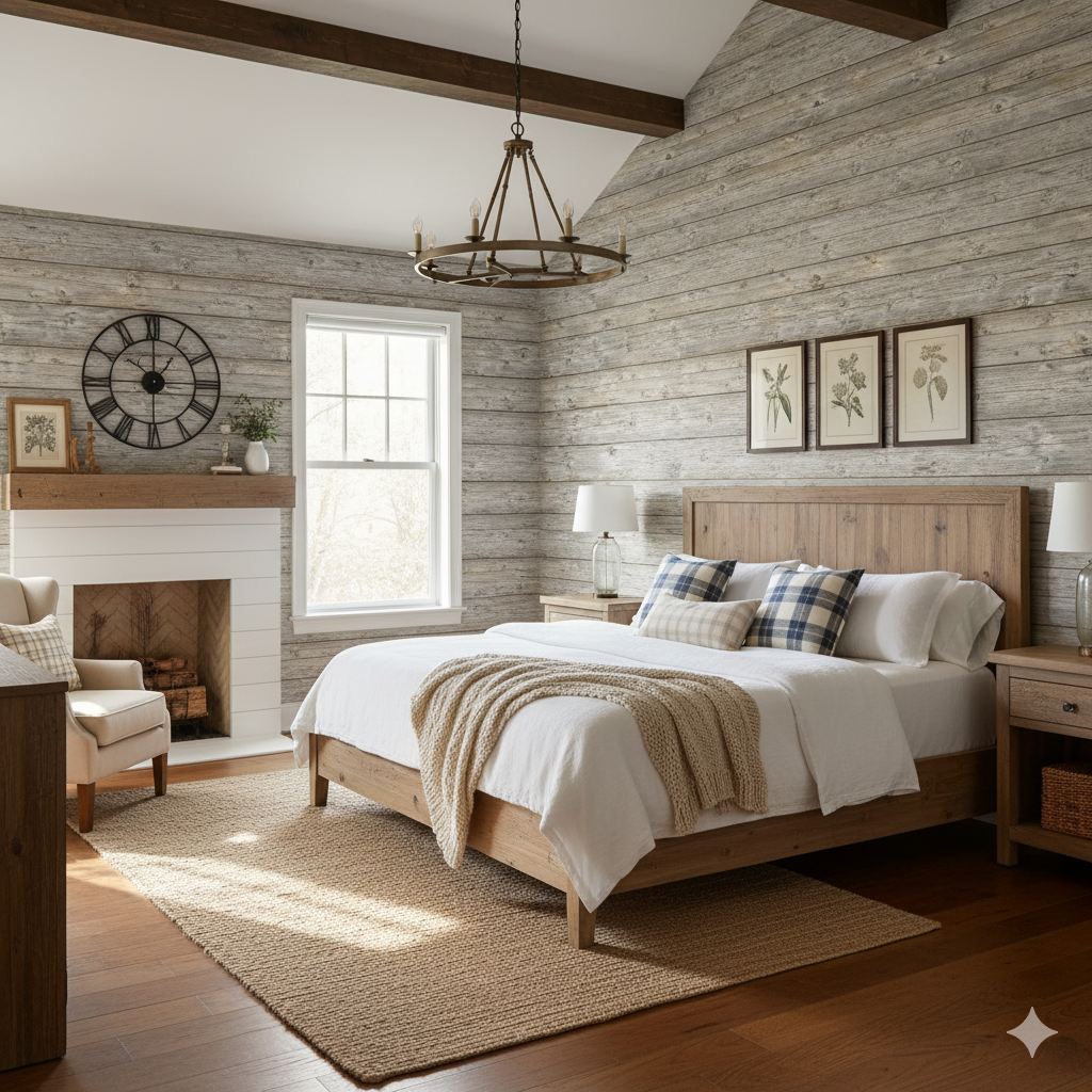 Weathered Timber Wallpaper