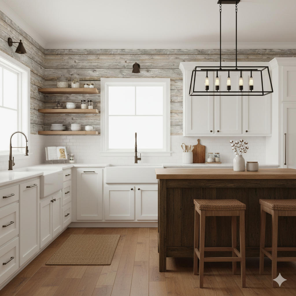 Weathered Timber Wallpaper