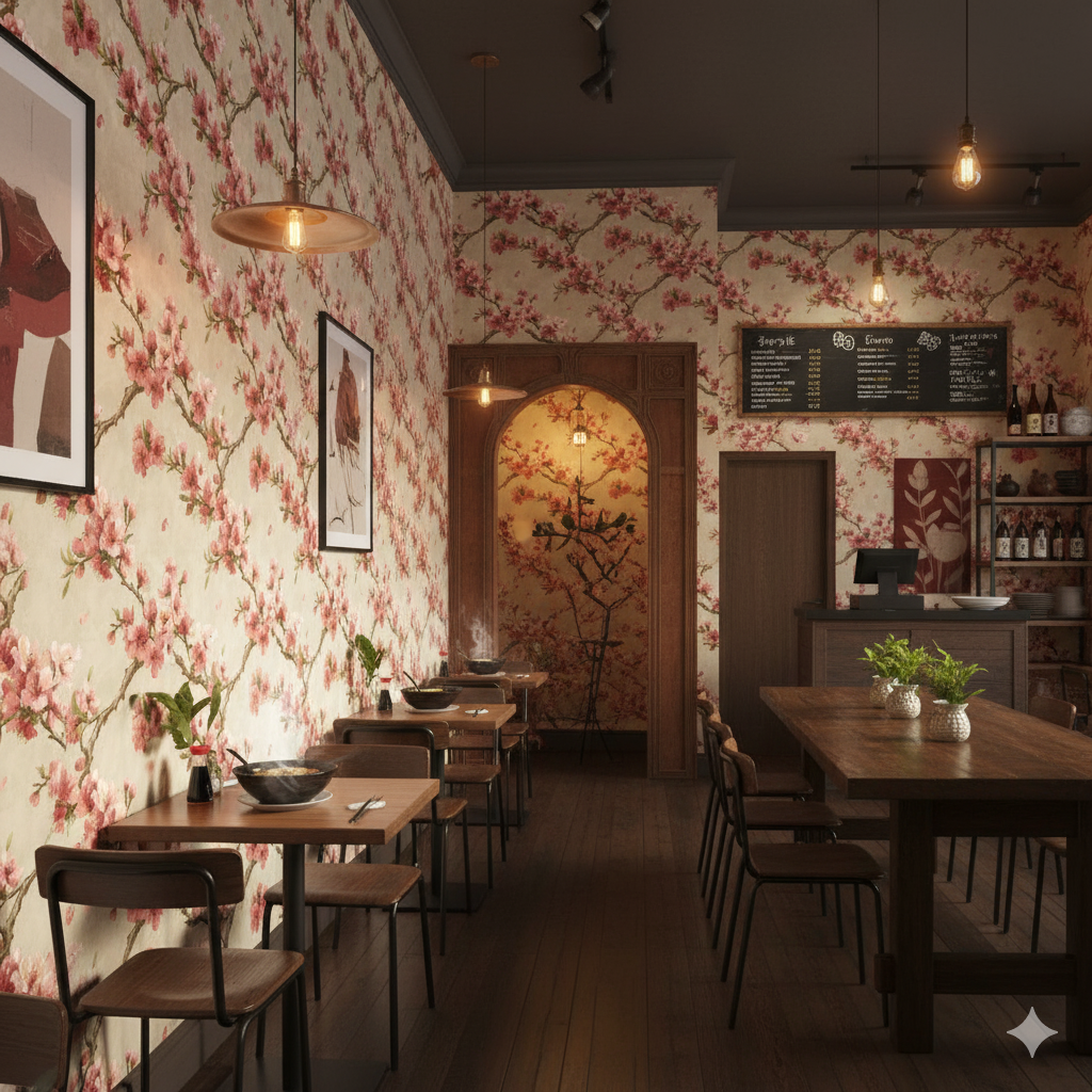 Petal Lanterns Wallpaper