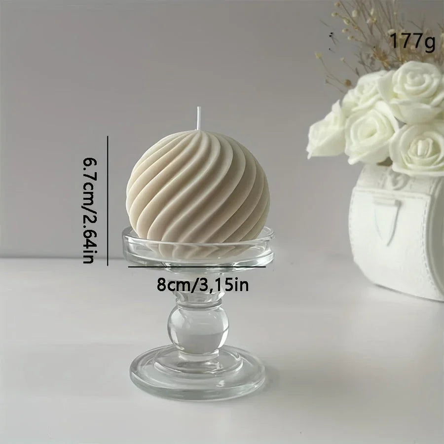 Glass Candle - Sandalwood Scented