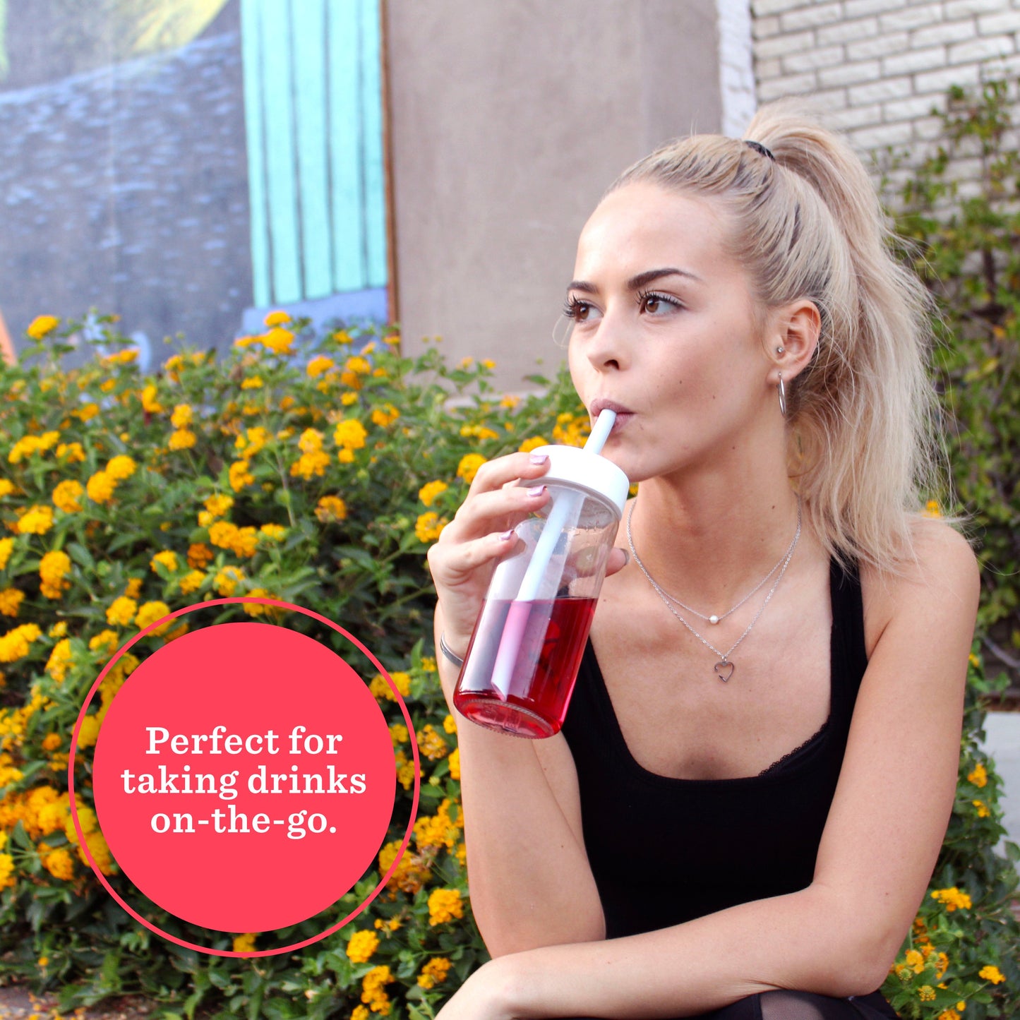 Juice & Smoothie Glass Tumbler Set