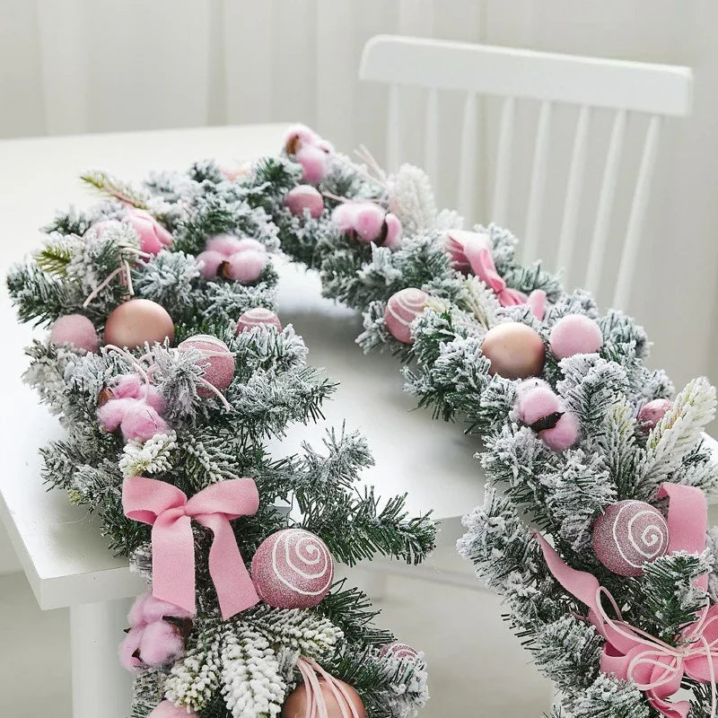 Golden Metal Winter Decor with Holiday Accents