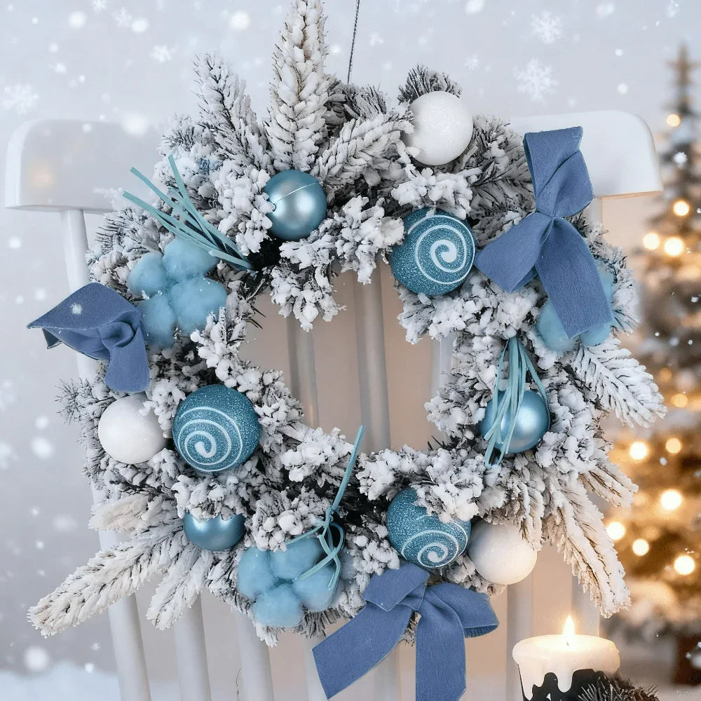 Golden Metal Winter Decor with Holiday Accents