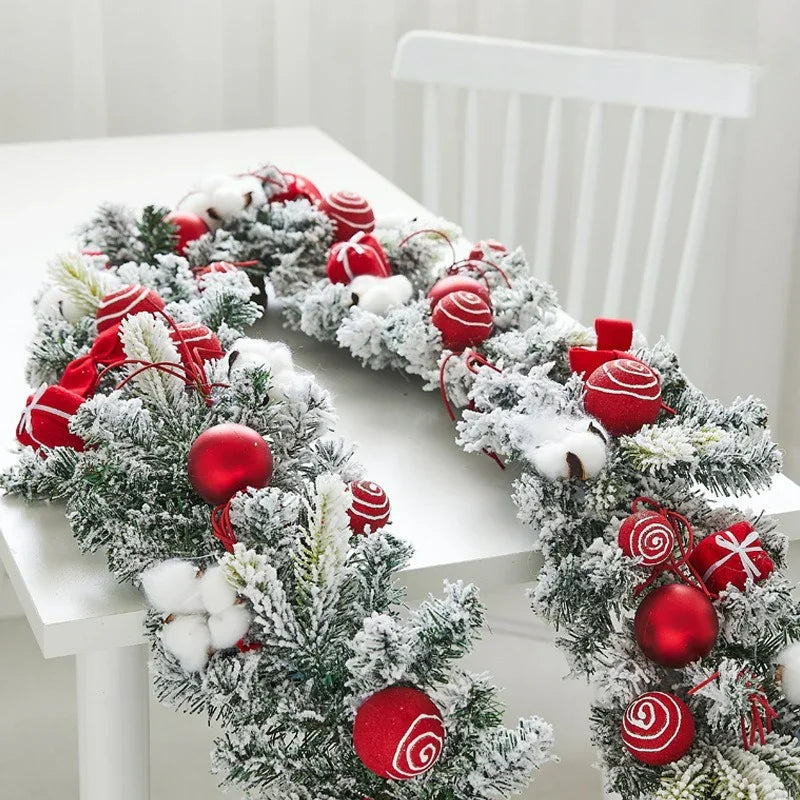 Golden Metal Winter Decor with Holiday Accents