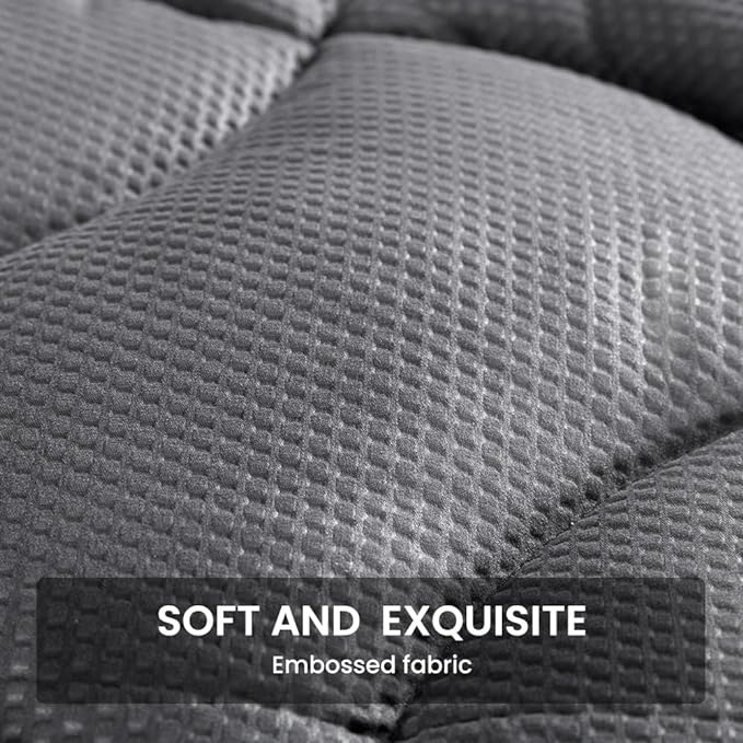 Premium Zoned Cooling Mattress Pad - Gray