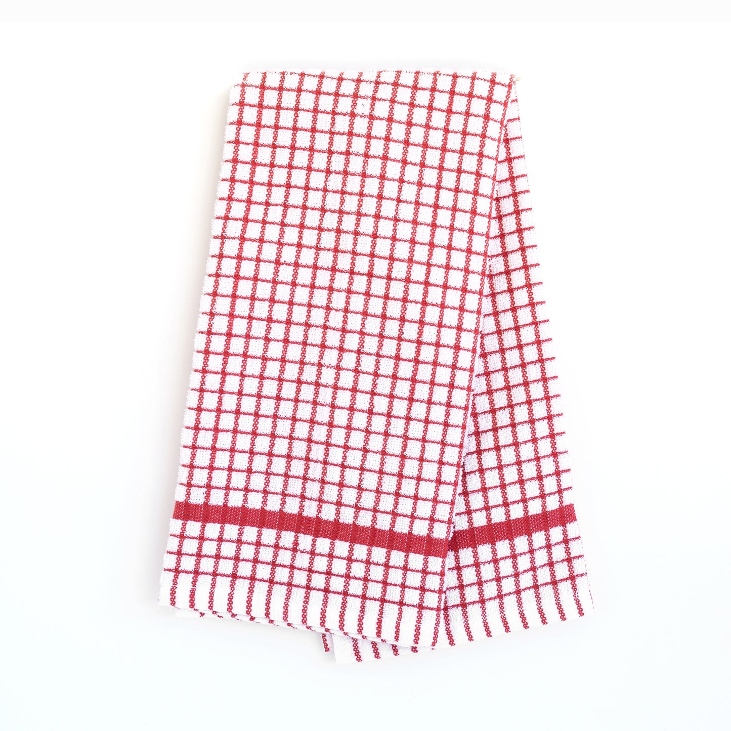 KAF Home Portuguese Grid Terry Kitchen Towel
