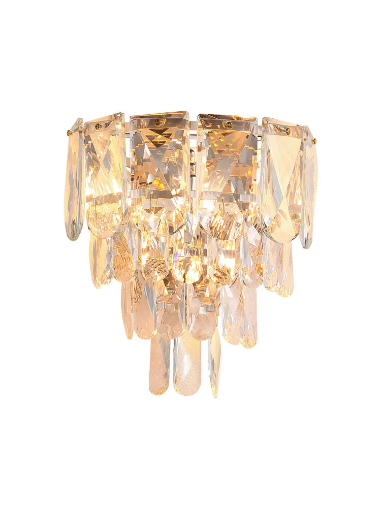 Luisa's Light Luxury Crystal Wall Lamp - Elevate Your Living Spaces with Modern Elegance