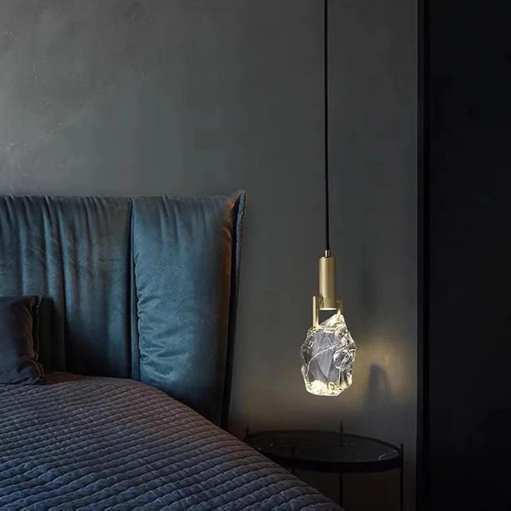 Nordic pendant light gold luxury italian light design crystal light Dining Room Kitchen suspension light indoor bedside light