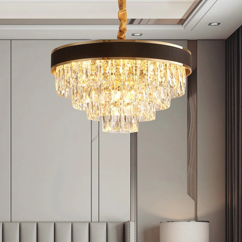 Elegant Black Chandelier - Postmodern Light Luxury for Living Rooms, Dining Rooms, and Bedrooms