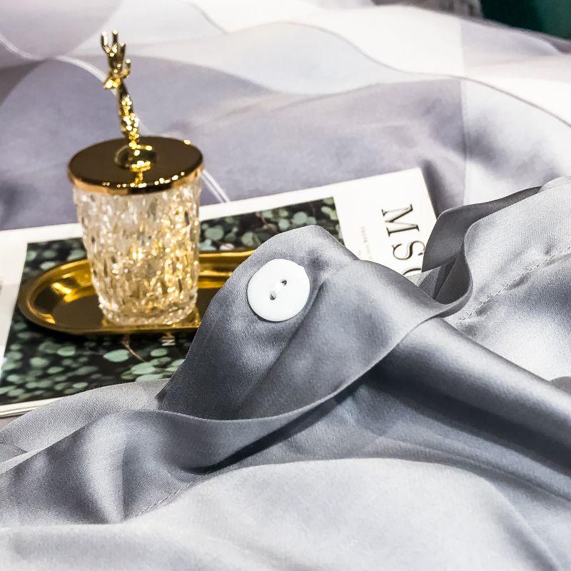 Purple Diamonds Duvet Cover Set (Eucalyptus Lyocell)