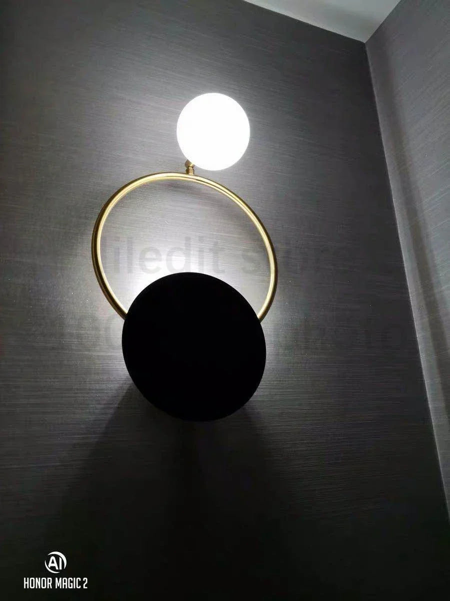 Hot Sale Modern LED Wall Lamp - Nordic Glass Ball Sconce Lighting Fixture for Bedside, Bedroom, Living Room, and Indoor Decor with G4 Lights