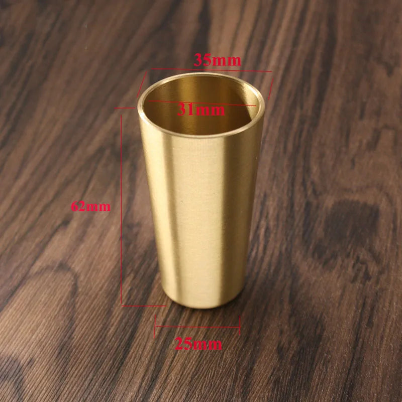 4pcs Brass Furniture Leg Covers – Chair Cups and Cabinet Tube Protectors for Tables, Sofas, and Wardrobes (62/85mm)