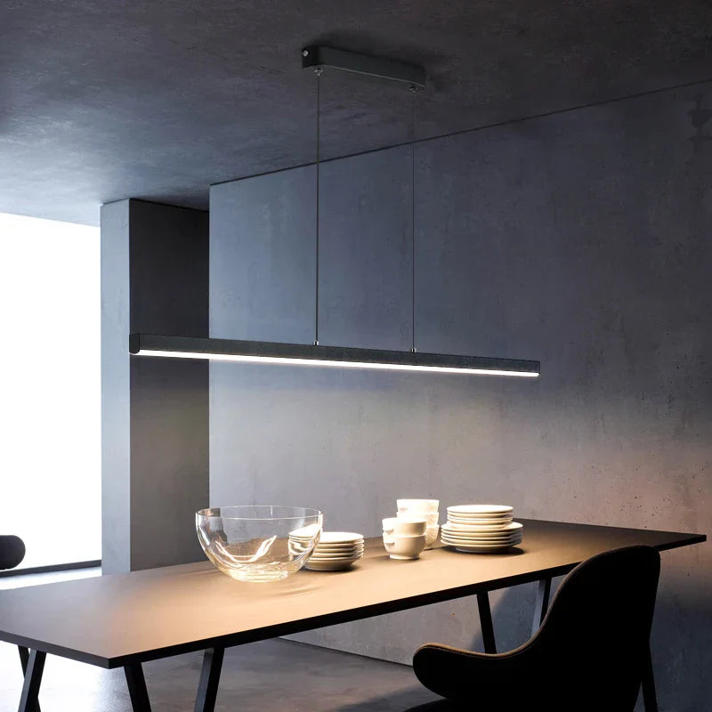 Modern Minimalist LED Chandelier - Perfect for Dining Tables, Cafes, Bars, and Living Room Lighting