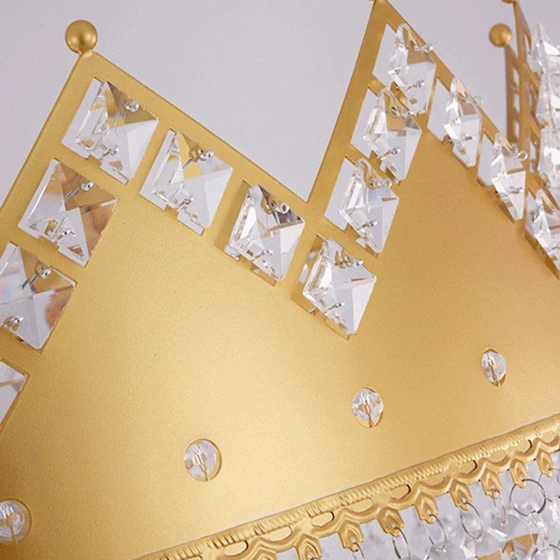 Elegant French Pastoral Golden Crystal Chandelier - Perfect for Living Rooms, Dining Rooms, Bedrooms, and Entrances