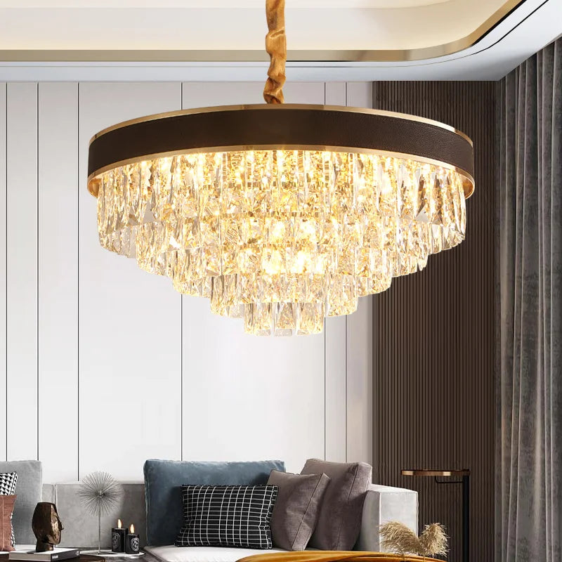Elegant Black Chandelier - Postmodern Light Luxury for Living Rooms, Dining Rooms, and Bedrooms