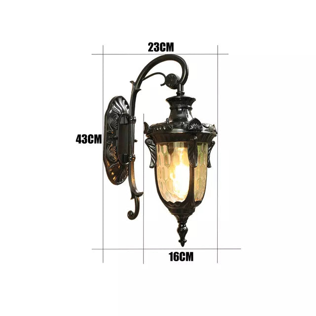Europe Outdoor Wall Lamp - American Style Retro Exterior Light, Waterproof Garden Lighting