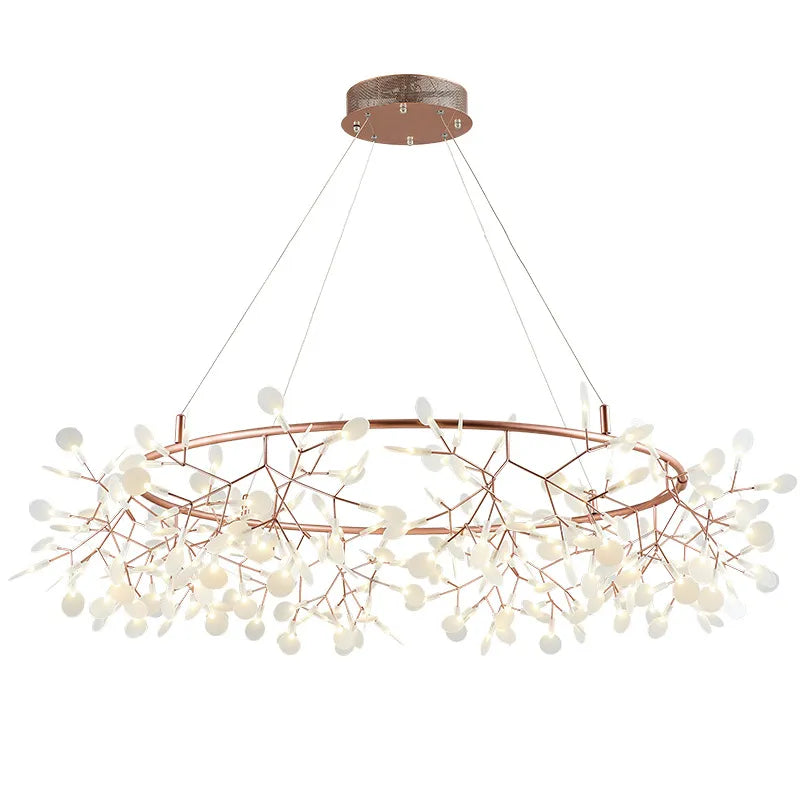 Modern Nordic Chandelier - Artistic Firefly Lamp for Living Room, Restaurant, and Kitchen Decor