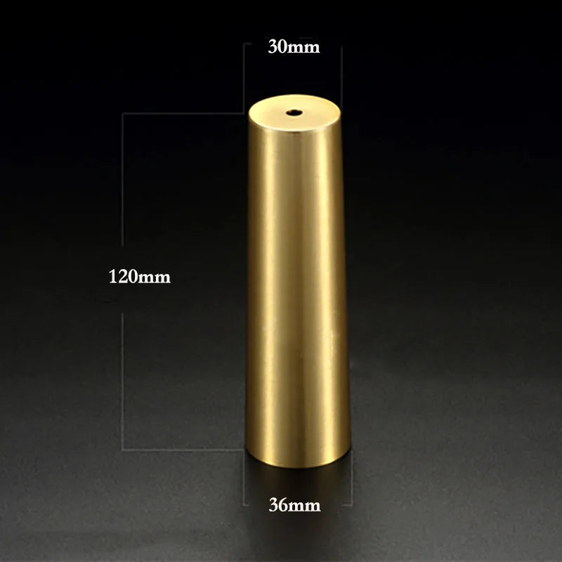 High Brass Cabinet Leg Covers – Gold Chair Cups and Table Feet Protectors for Furniture