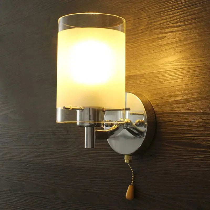 Modern Glass Decorative LED Wall Light - Elegant Lighting for Any Space