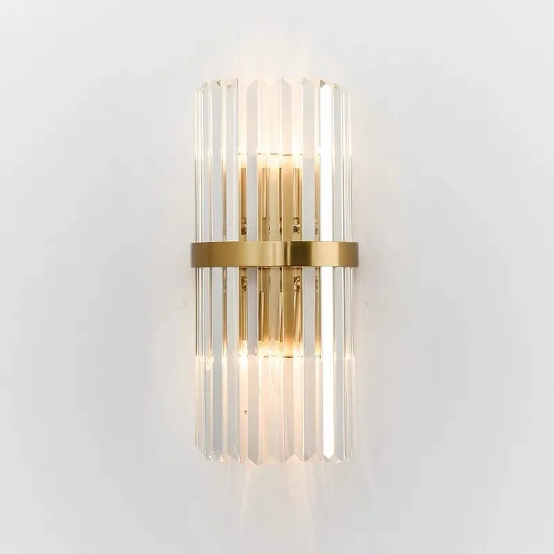 Modern Wall Sconce Lights - Crystal Bedside, Dining, Living Room, Aisle, Corridor, Stair Lighting for Hotel and Restaurant, Glass Lamp