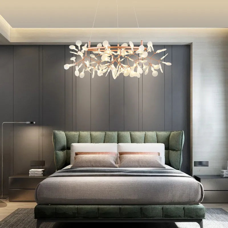 Modern Nordic Chandelier - Artistic Firefly Lamp for Living Room, Restaurant, and Kitchen Decor
