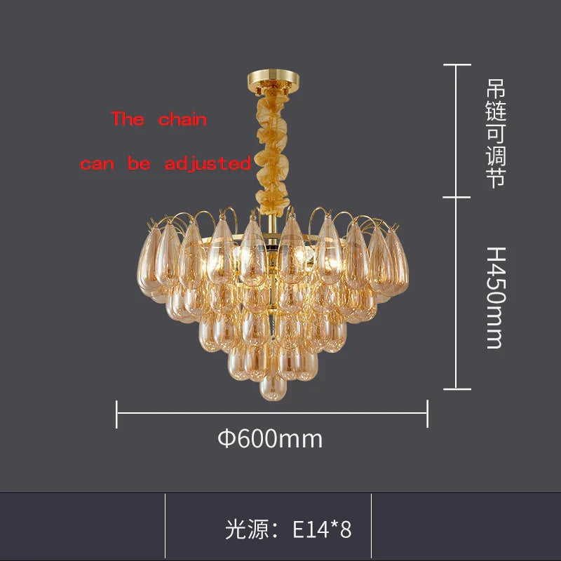 Postmodern Stainless Steel Round LED Chandelier - Designer Lighting Fixture for Dining Rooms