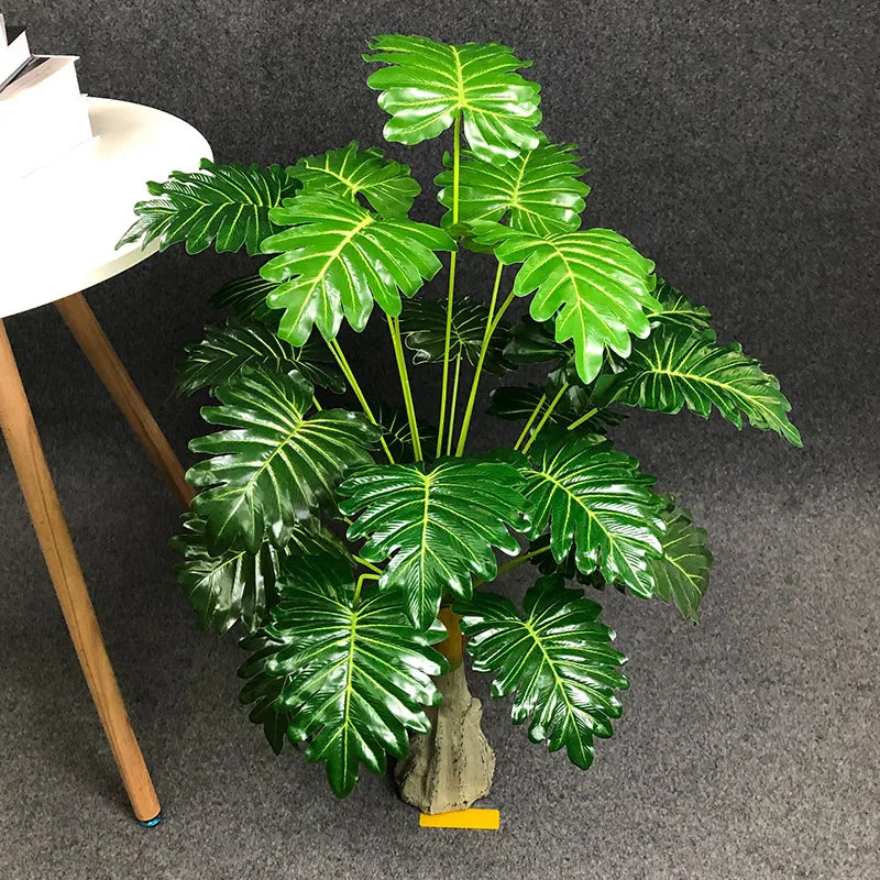 Dlight Decor White Monstera Palm for Bold Floor Styling
