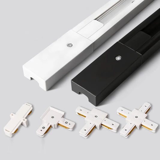Led Track Light Rails  0.5M 2 Wire 3 Wire Connector Jointer Led Rail For Store Home Spotlight Lighting