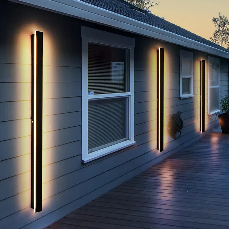Outdoor Wall Light - Modern Waterproof IP65 Porch Garden Wall Lamp Fixtures, Ideal for Garage, Front Door Decoration, Anti-Water Wall Lighting