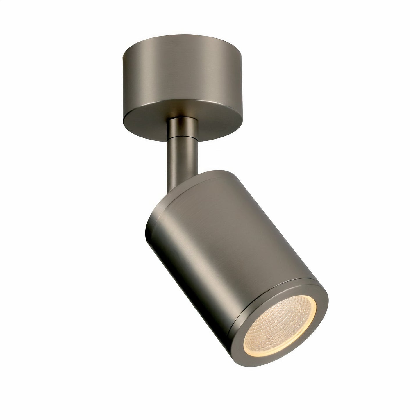 Ella's LED Ceiling Spotlight in Nickel - 7W CRI97 with Flicker-Free Design and Rotational Accent