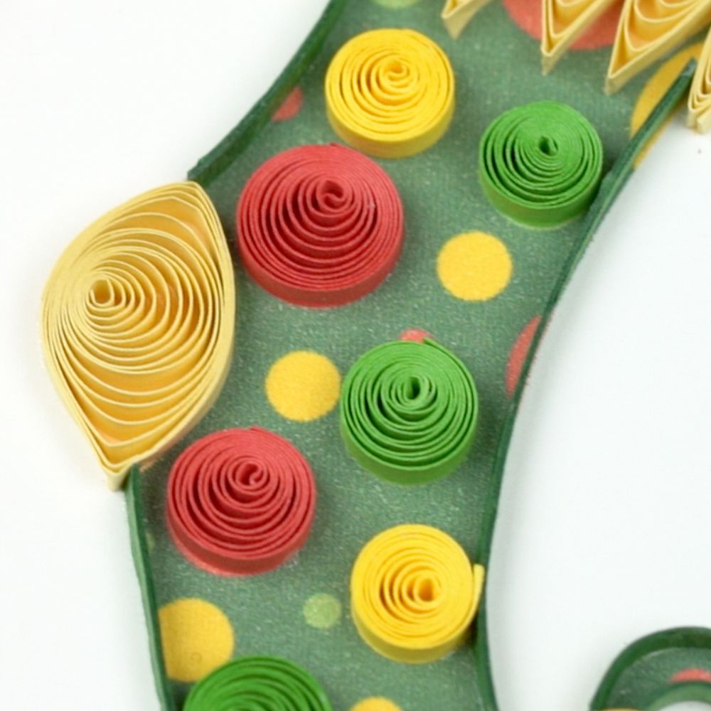 Christmas Stockings Quilled Greeting Card