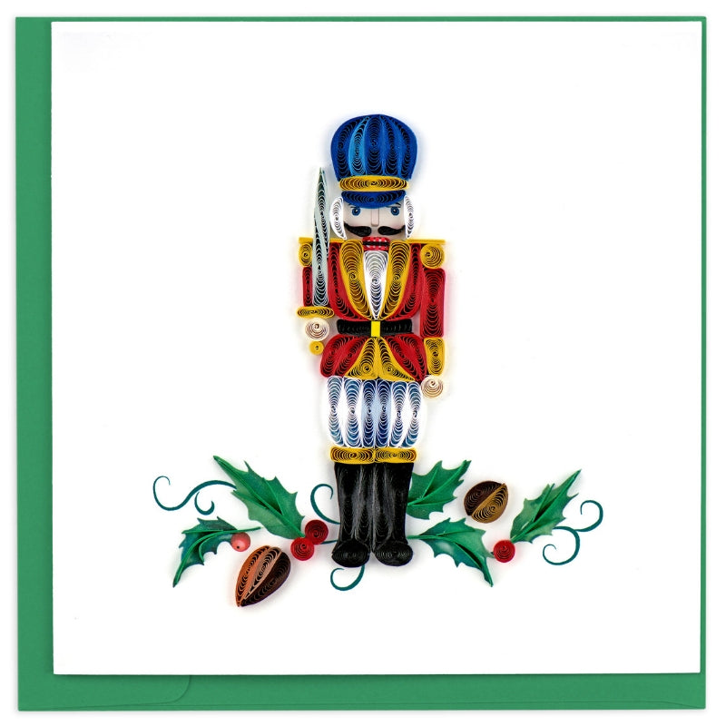 Nutcracker Quilled Greeting Card
