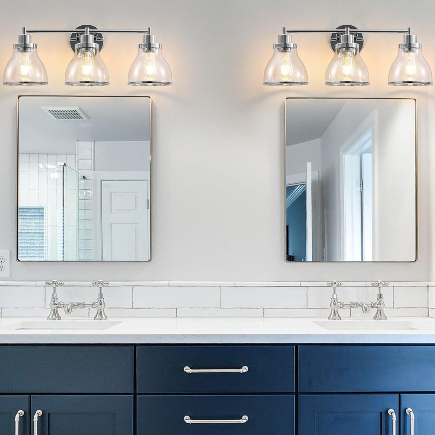 Hermosa Modern 3-Light Bathroom Vanity Light