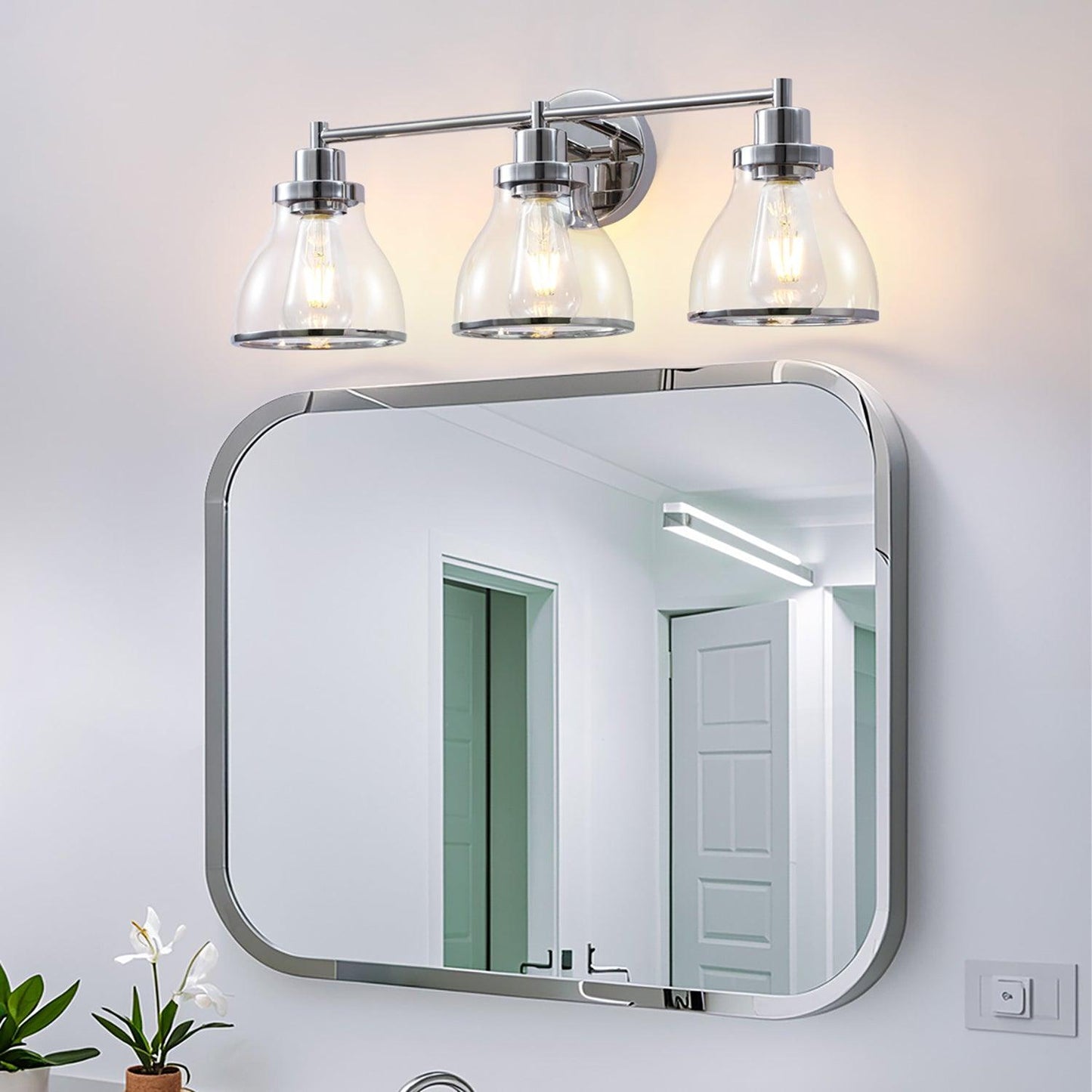 Hermosa Modern 3-Light Bathroom Vanity Light