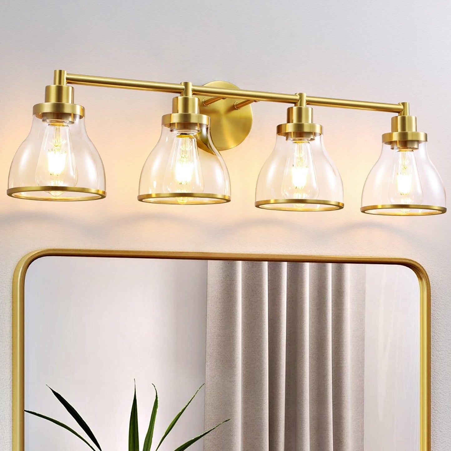Hermosa Modern 4-Light Bathroom Vanity Light