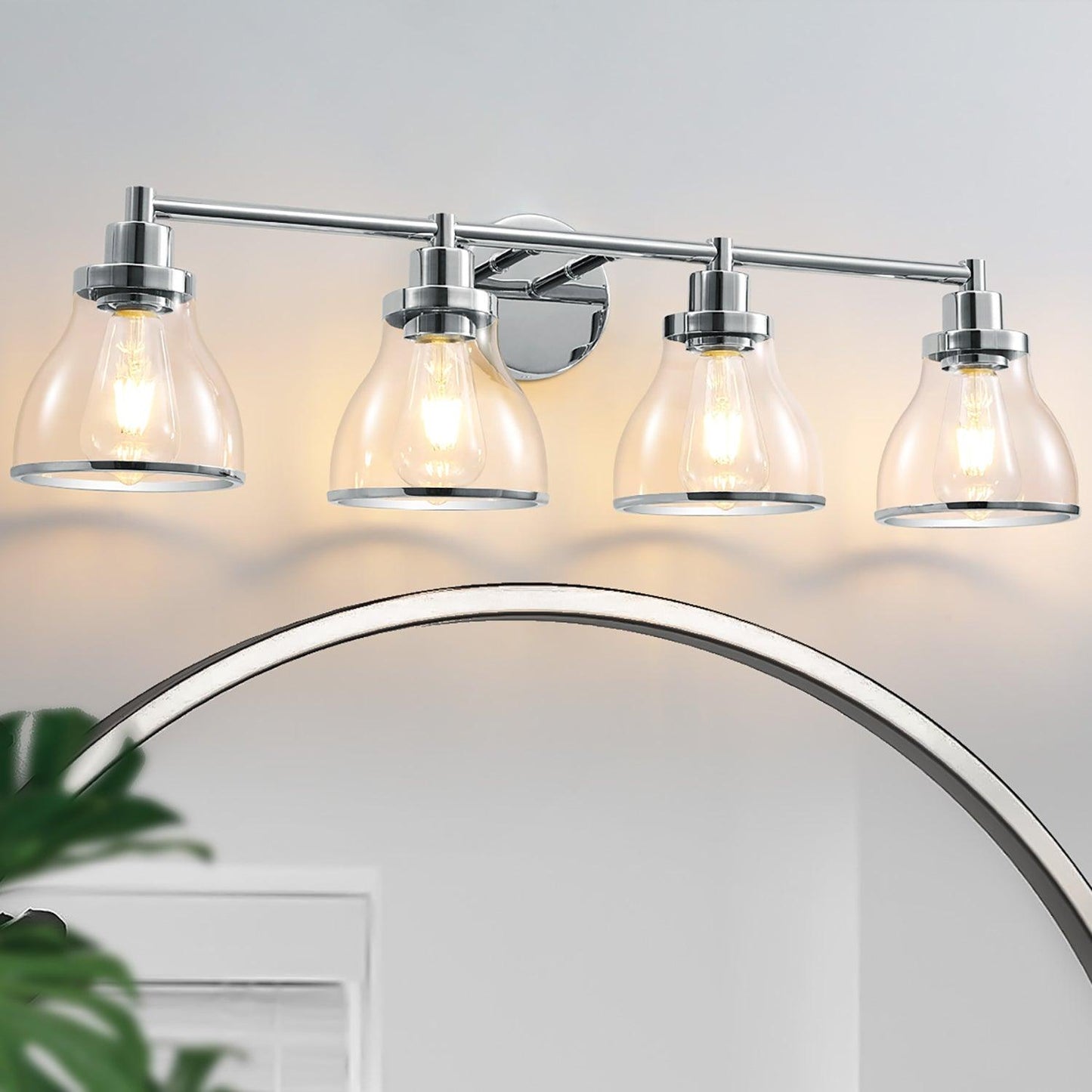 Hermosa Modern 4-Light Bathroom Vanity Light