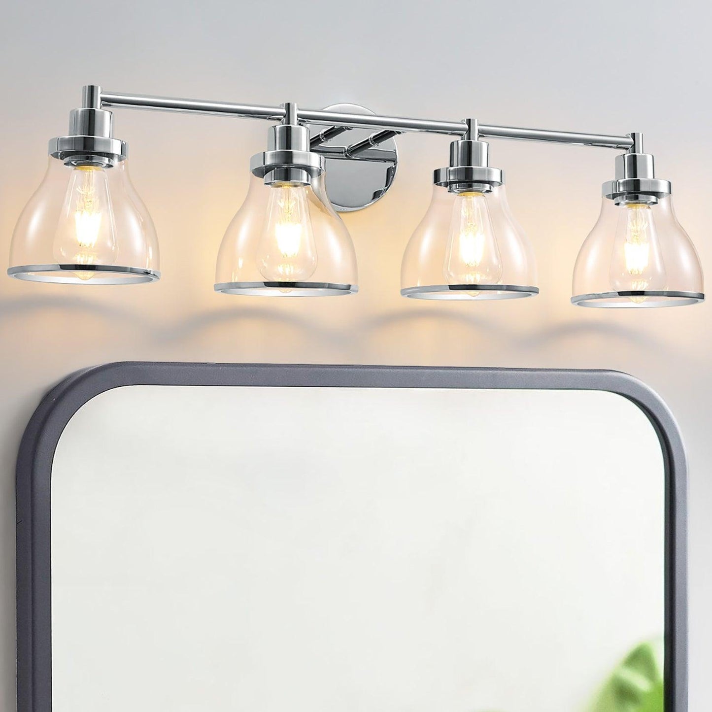 Hermosa Modern 4-Light Bathroom Vanity Light