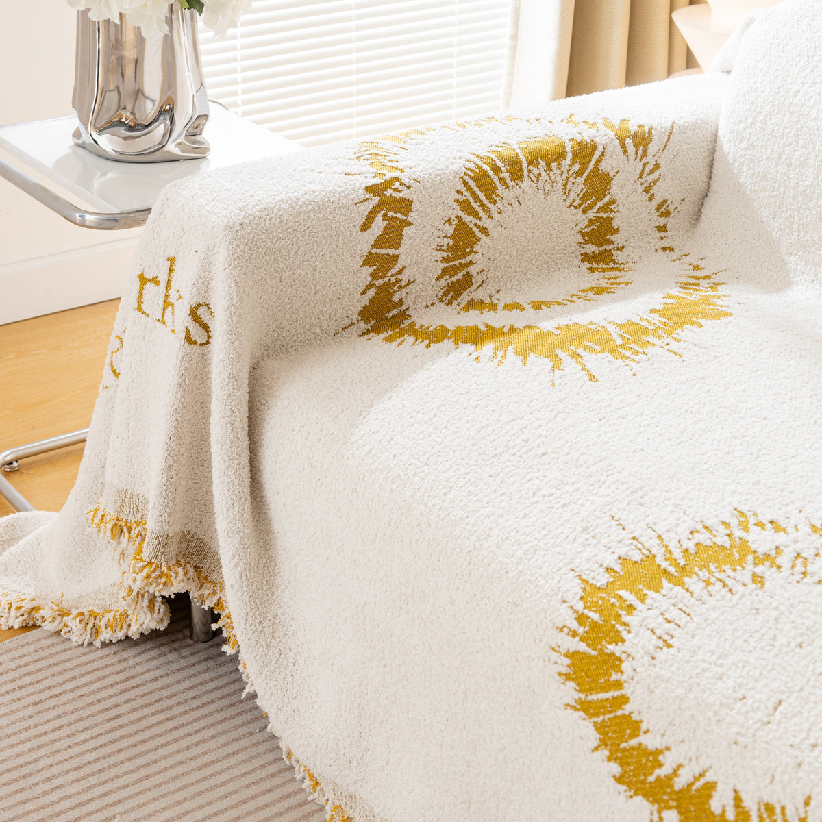 Fireworks Reversible Couch Cover Blankets Furniture Covers Washable Sectional Couch Covers