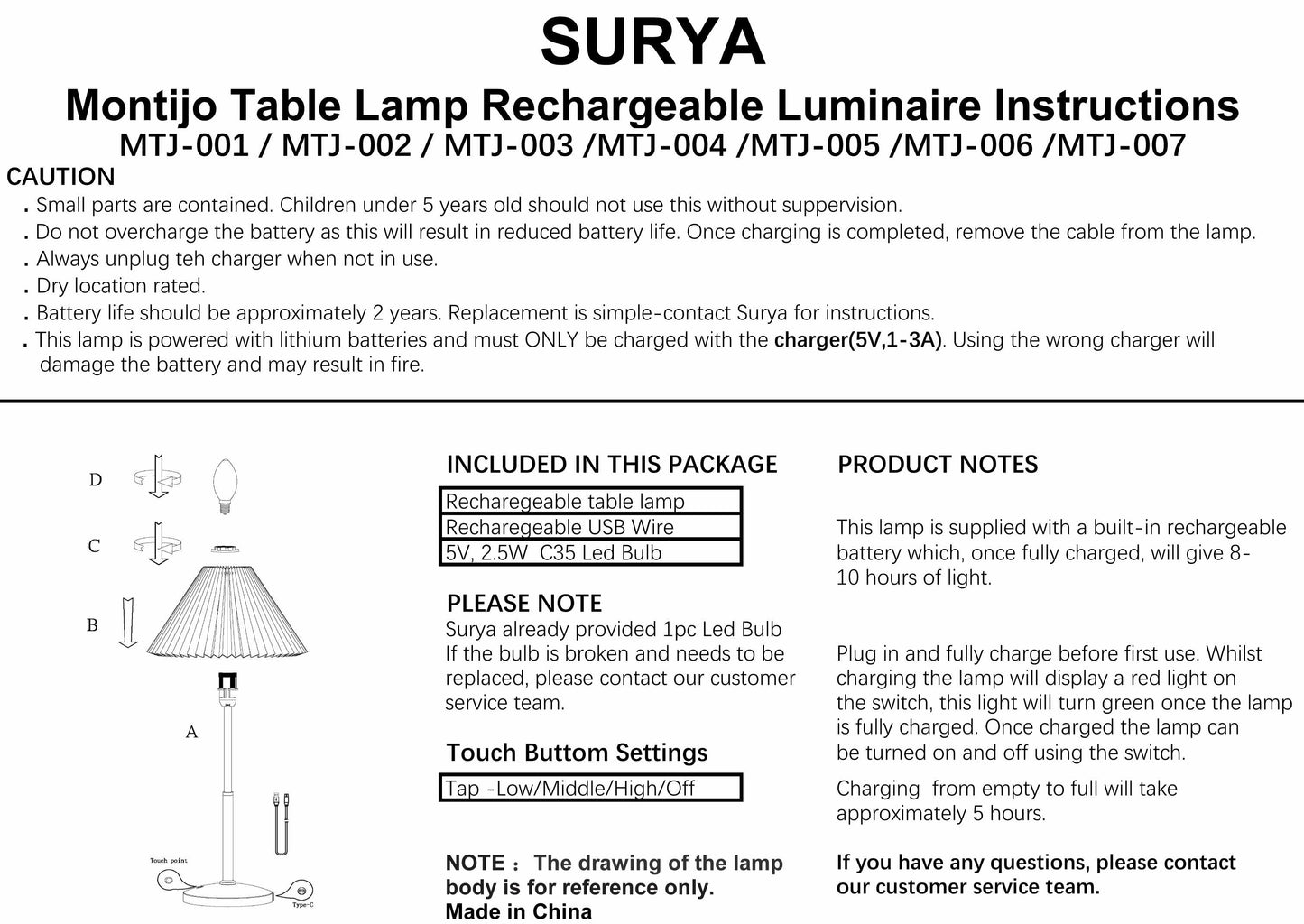 Hamidiyeh Cream Table Lamp