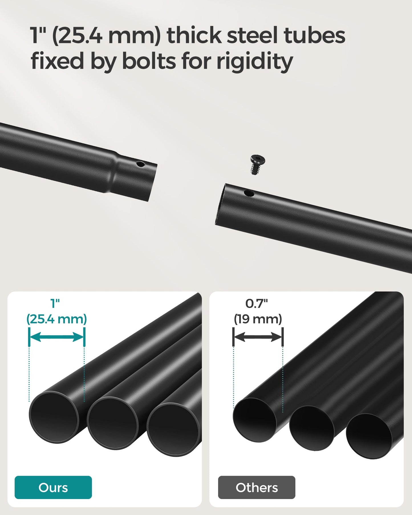 Double Rods Clothing Rack with Wheels