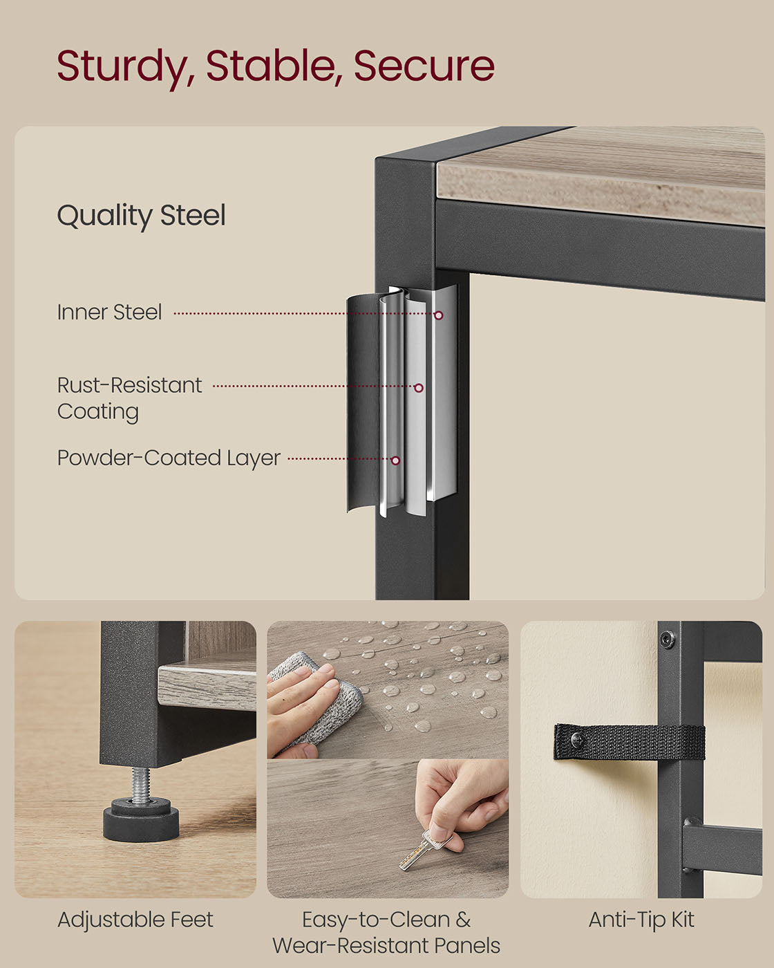 Hall Tree with Bench and Shoe Storage