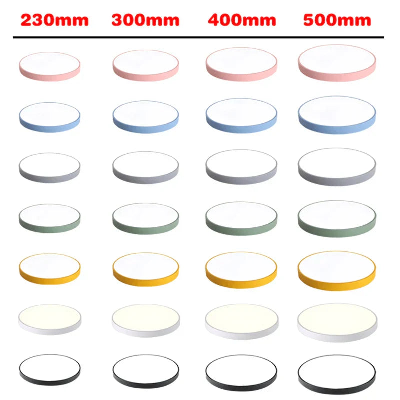 New Modern LED Ultra-Thin Ceiling Light with Remote Control