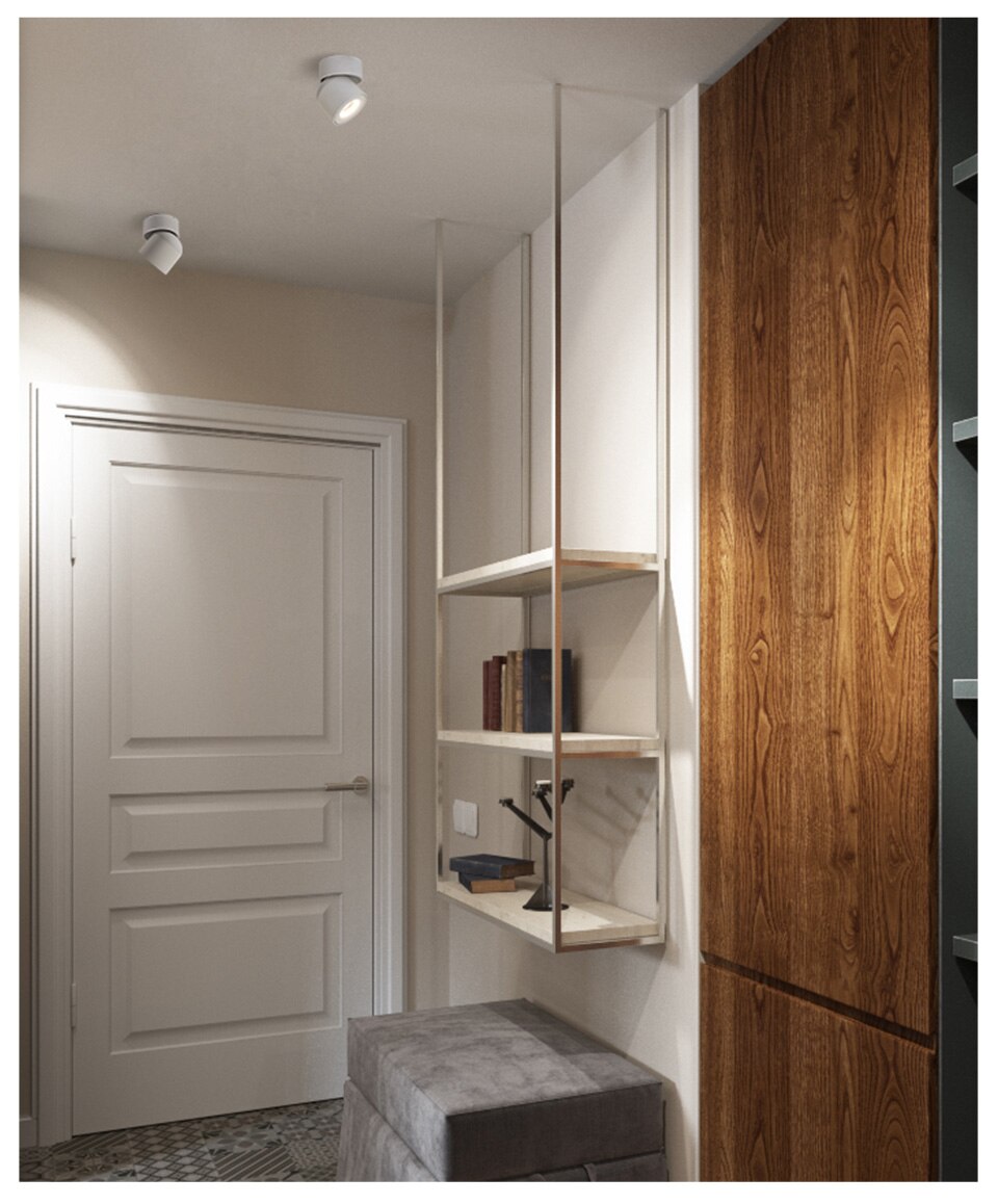 Lily's LED Ceiling Light Surface Mounted with 360° Round Curve Rotation