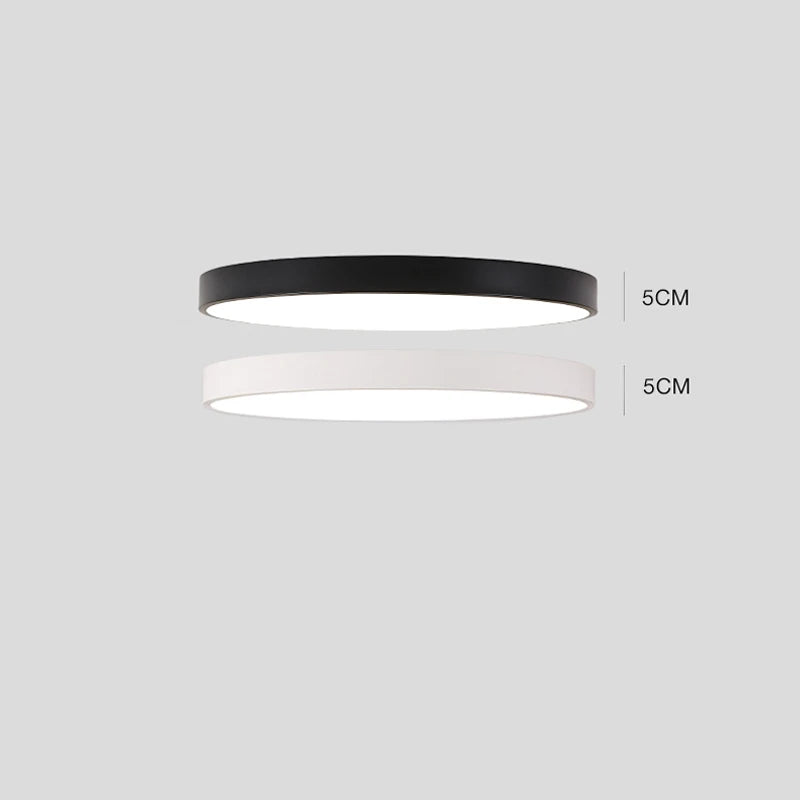 Multicolor Ultra-Thin LED Round Ceiling Light with Remote Control