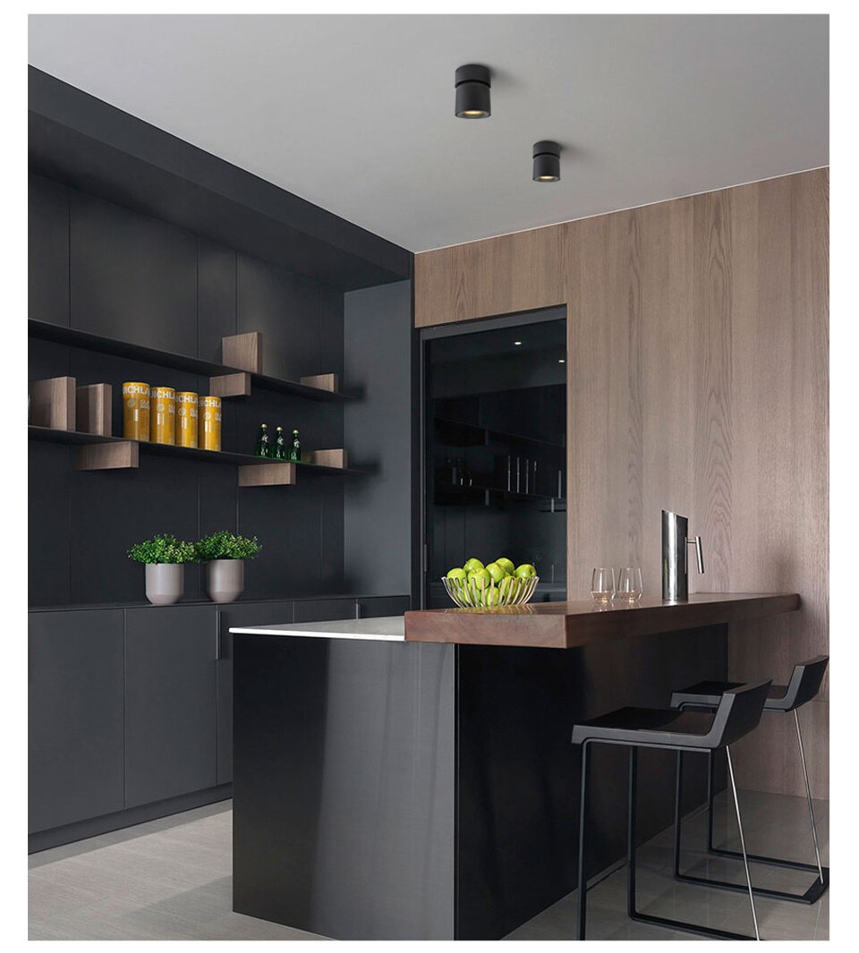 Lily's LED Ceiling Light Surface Mounted with 360° Round Curve Rotation