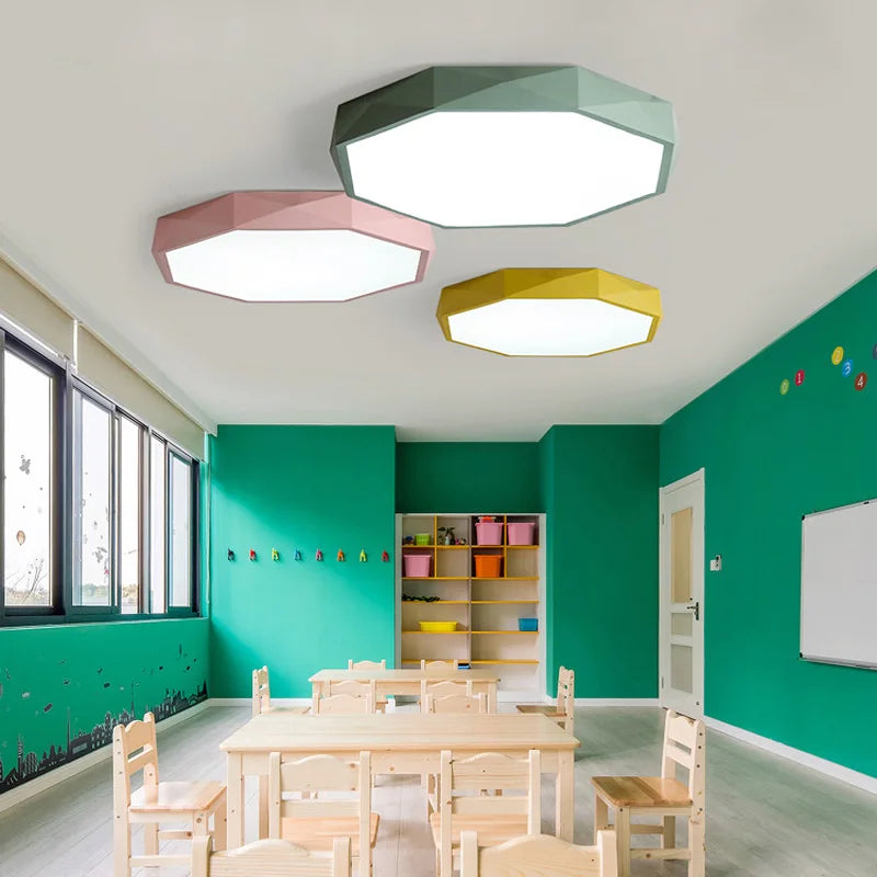 Modern LED Ceiling Light - Remote Control Lighting Fixture