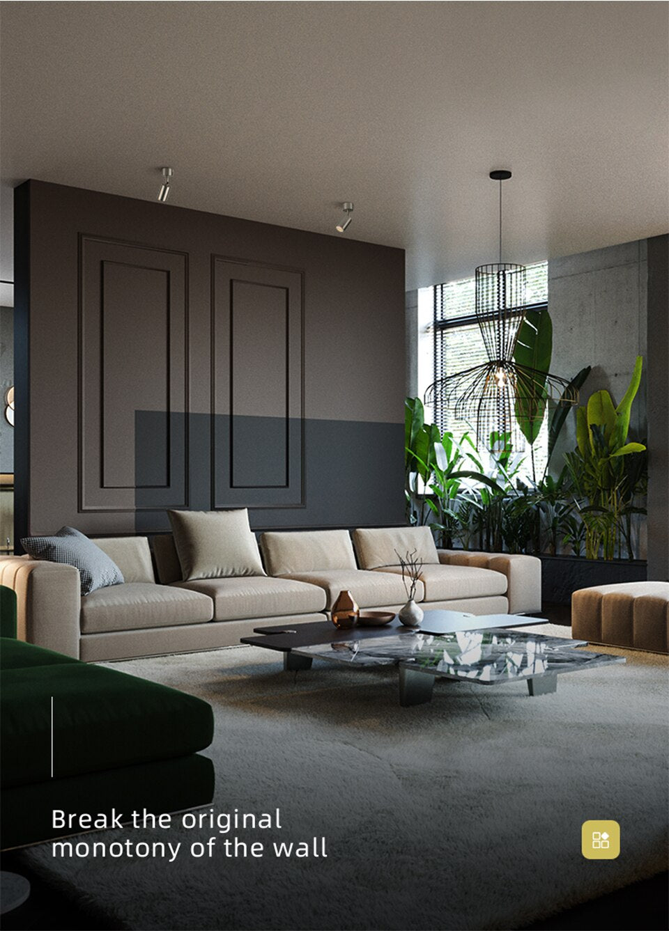 Ella's LED Ceiling Spotlight in Nickel - 7W CRI97 with Flicker-Free Design and Rotational Accent
