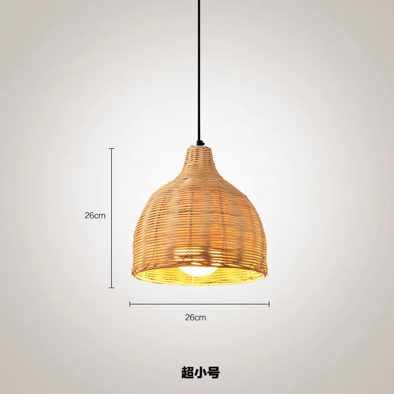 Bamboo Ceiling Lamp - Elegant Lighting for Hotel Restaurants, Tea Rooms, Cafes, and Lounge Decor