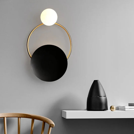 Hot Sale Modern LED Wall Lamp - Nordic Glass Ball Sconce Lighting Fixture for Bedside, Bedroom, Living Room, and Indoor Decor with G4 Lights